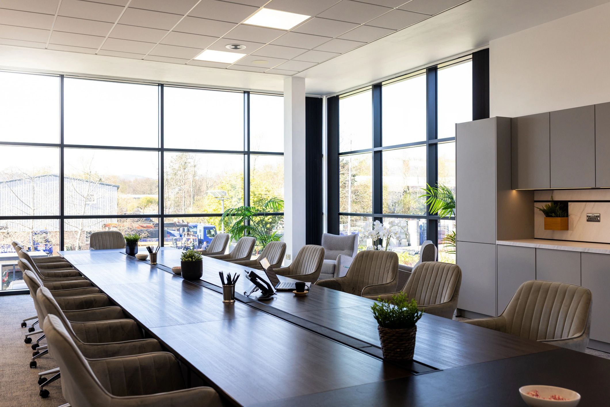 Professional conference room for executive technology planning